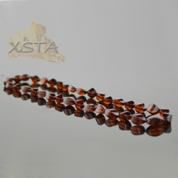 Amber natural necklace cherry beads